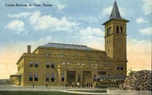 Union Station, El Paso, Texas, TX, USA Railroad Train Depot Unused 