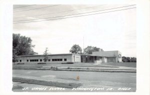 Real Photo Postcard St. James School in Washington, Iowa~129763