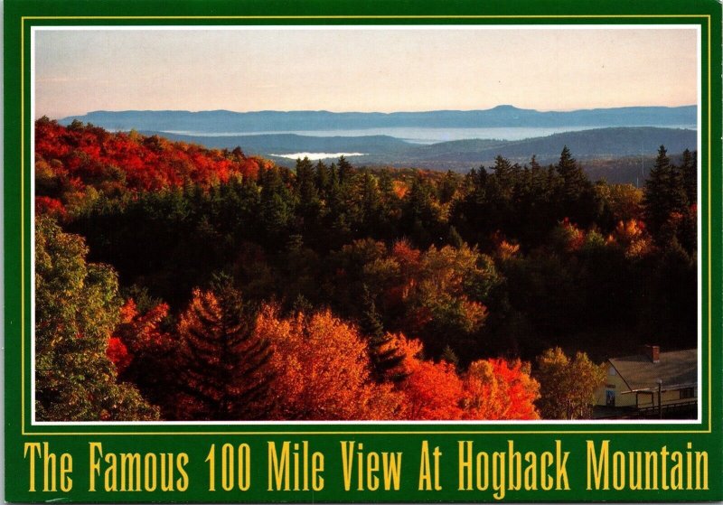 Sunrise Hogback Mountain Marlboro Vermont New Hampshire Chrome Postcard