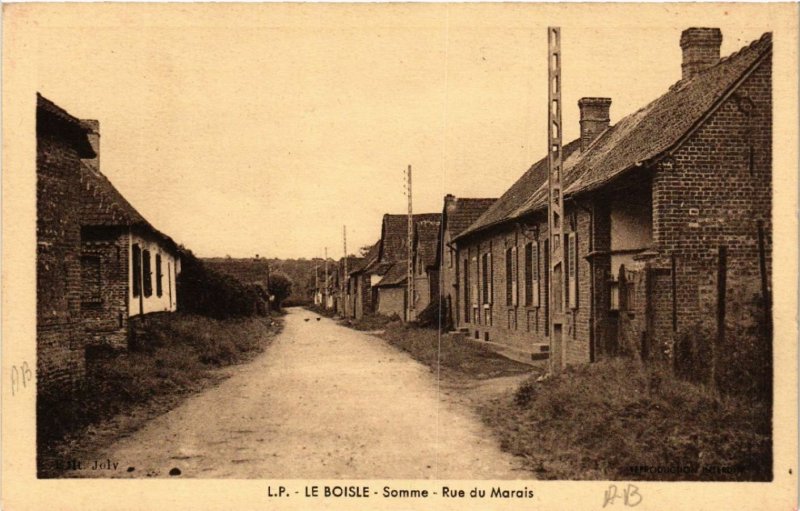 CPA Le BOISLE - SOMME - Rue du Marais (514589)