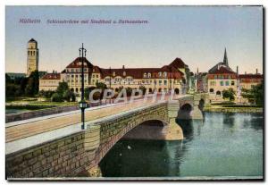 Postcard Old Muthen Schlossbrdche Mit Stadtbad