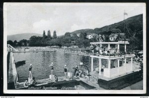 h2589 - GERMANY Jugenheim 1940s Luftkurort Schwimmbad. Swimming Pool