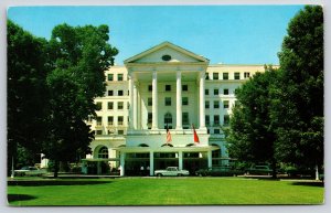 White Sulphur Springs West Virginia~The Greenbrier Hotel~Vintage Postcard