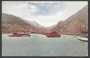 Docks at Skagway, Alaska, Deltiology