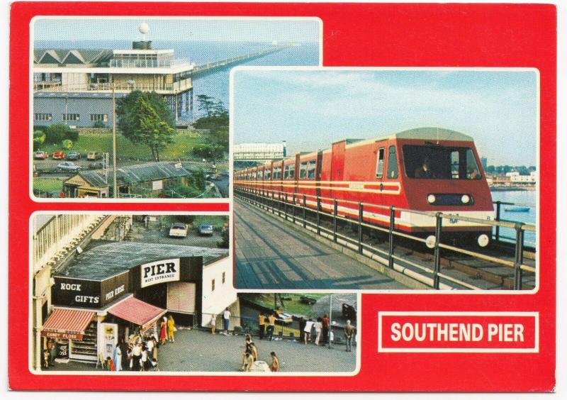 Essex; Southend Pier Multiview PPC, Unposted, By ETW Dennis, c 1980's 