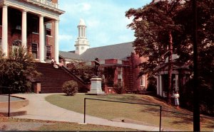 Virginia Lynchburg Campus Scene Showing East Hall and Library Randolph-Macon ...