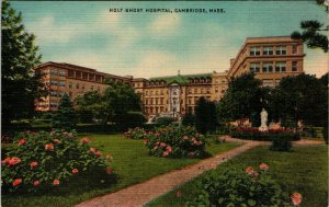 Holy Ghost Hospital For Incurables Cambridge Mass. VTG Postcard 