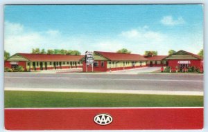 GREENWOOD, Mississippi MS ~ Roadside NAAMAN'S MOTEL Leflore County 1960 Postcard