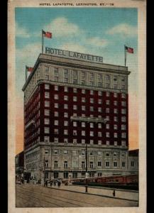 Campton KY Hotel Layfayette Lexington Kentucky E C Kropp Postcard B02