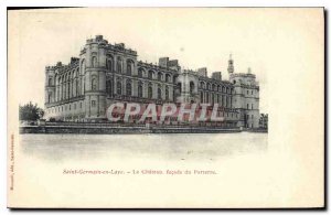 Old Postcard Saint Germain en Laye Le Chateau frontage Parterre