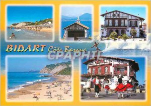 Postcard Modern Bidart Cote Basque
