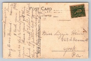 1908  Tennessee River   Cherokee Bridge  Knoxville    Postcard