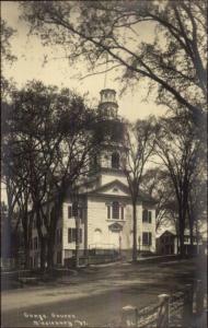 Middlebury VT Cong Church c1920s Real Photo Postcard