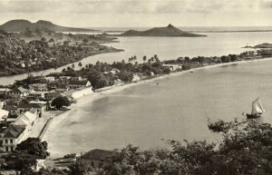 PC GUADELOUPE, SAINTE ANNE, ATTITUDES AU MARCHÉ, Vintage Postcard (B41343) 