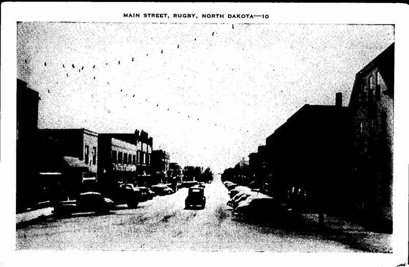 Postcard SHOP SCENE Rugby North Dakota ND AL7488