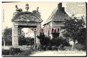 Postcard Old Sorel castle ruins seventeenth century Forterese the X century e...