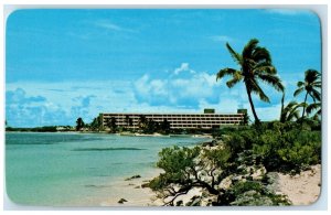 c1950's Camino Real Hotel Seen From Beach Cancun Quintana Roo Mexico Postcard