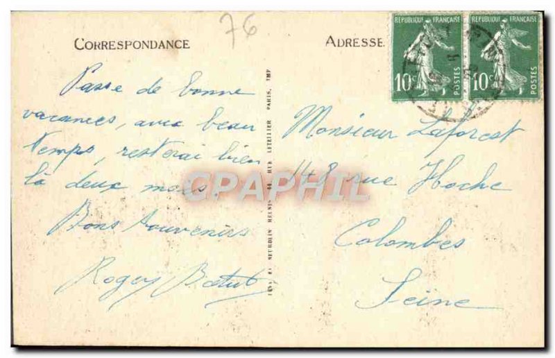 Old Postcard Le Treport View Geenrale