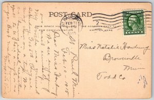 St. Paul Minneapolis Minnesota 1915 Postcard Grounds Soldier's Home Cannonballs