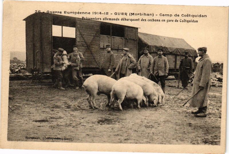 CPA AK Guerre européene - Camp de COETQUIDAN (193069)