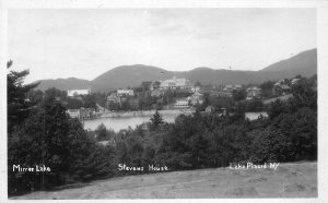 Postcard RPPC  1920s Mirror Lake Stevens House New York Lake Placid 23-7721