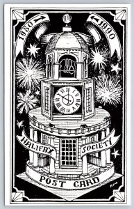 Town Clock, Halifax Post Card Society, Nova Scotia, 1890-1990, Vintage Postcard