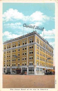 Capitol Hotel Amarillo Texas 1933 postcard