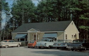 Falmouth Maine ME Restaurant Station Wagon Cars 1950s-60s  Postcard