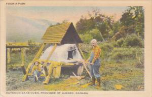 Canada Quebec Outdoor Bake Oven