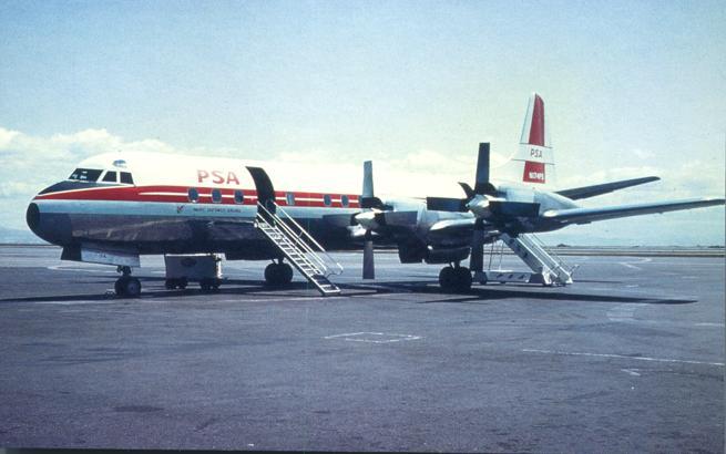 Pacific Southwest Airlines - Lockheed L-188 Electra