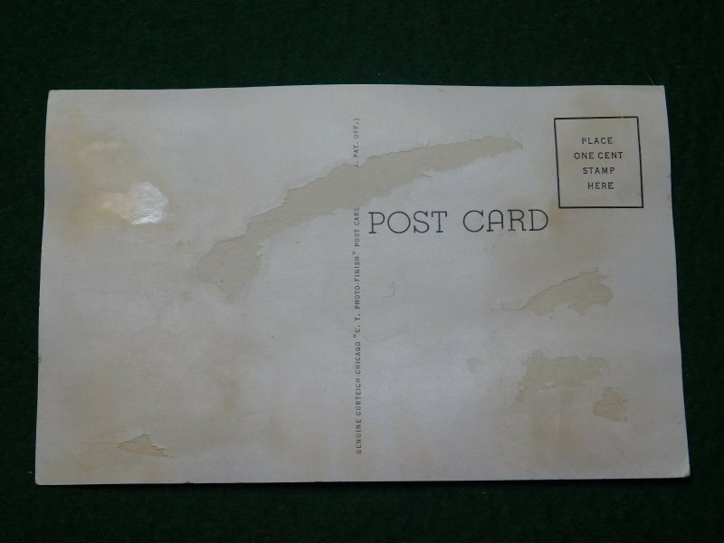 Vintage Early US Post Office, Canton, Illinois Postcard P25