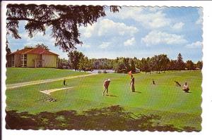 Playing Golf, Elgin House, Port Carling, Ontario, Used Locally 1981