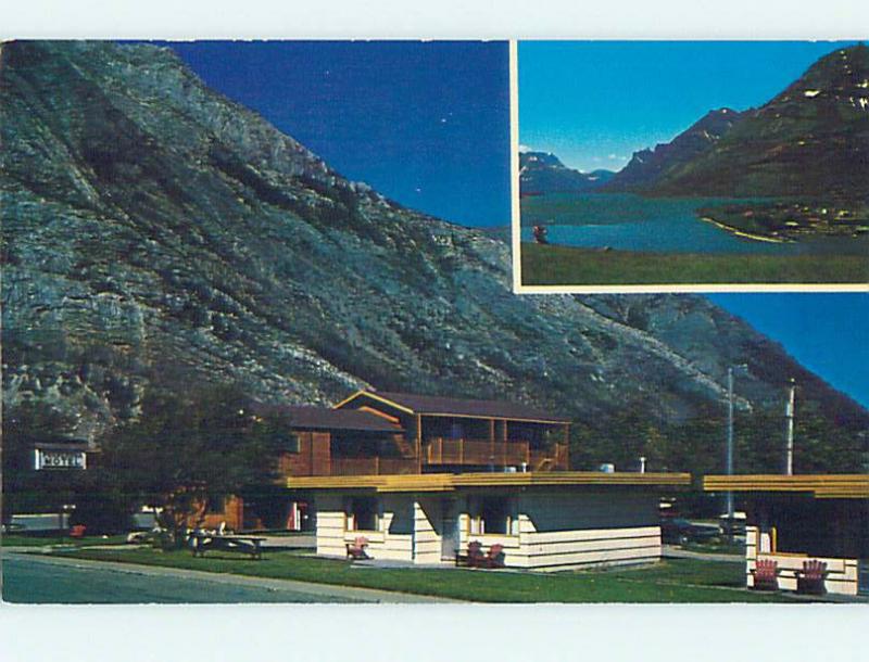 Unused Pre-1980 PONDEROSA MOTEL Waterton Lakes National Park AB n9461