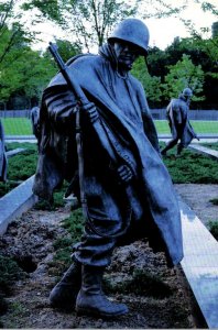 Washington D C Korean War Veteran Memorial