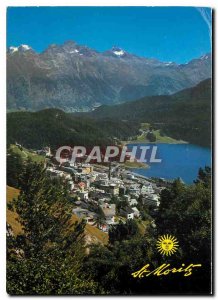 Modern Postcard St Moritz Grand Hotel Kurhaus