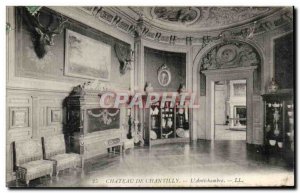 Old Postcard Chateau de Chantilly The antechamber