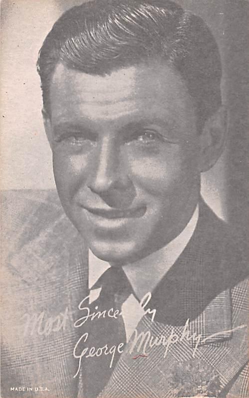 George Murphy Non Postcard Backing Unused 