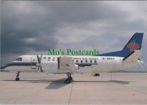 Aviation Postcard - China Southern Saab 340b Aeroplane at Senzhuan  RR14156