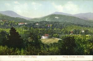 greece, DECELEA TATOÏ Δεκέλεια, General View (1899) Postcard