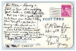 1963 Jacksonville University, Jacksonville 11 Florida FL Posted Postcard