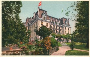 Vintage Postcard 1910's Alexandra Grand Hotel Lausanne Suisse Switzerland