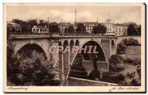 Old Postcard Luxembourg Adolphe Bridge