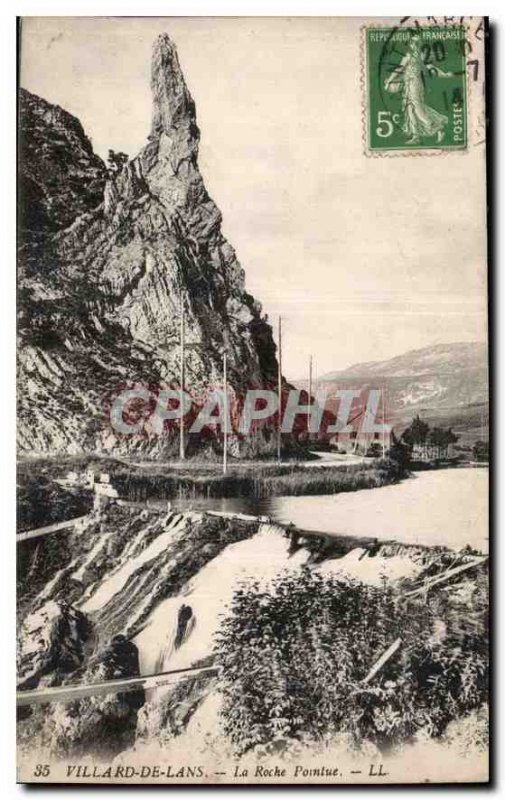 Old Postcard Villard de Lans Roche Pointue