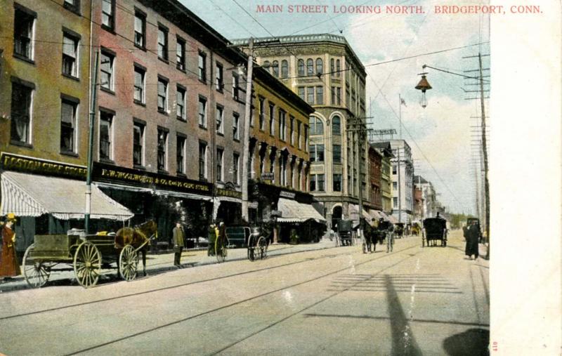 CT - Bridgeport. Main Street Looking North