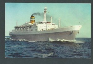 Post Card Ocean Liner S.S. Statesman Holland-America Line Cruise Ship