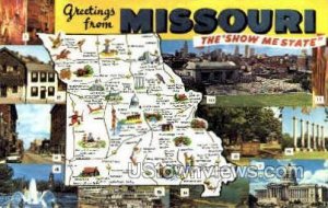 Greetings from Missouri - Misc Postcard