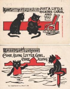 BLACK CATS -- A Little Rocking Chair & You / Come Along  ...