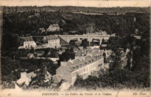CPA PONTRIEUX-La Vallée du Trieux et le Viaduc (230743)