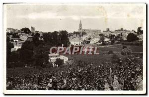 Modern Postcard General view Saint Emilion vineyards