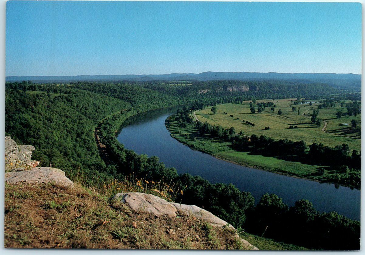 Postcard North Fork River Arkansas Ozarks United States